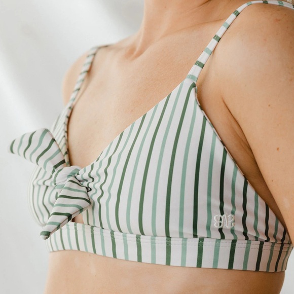 NEW! Albion Fit Polo Stripe Off the Hook Top and Hipster Bottoms - Picture 10 of 10